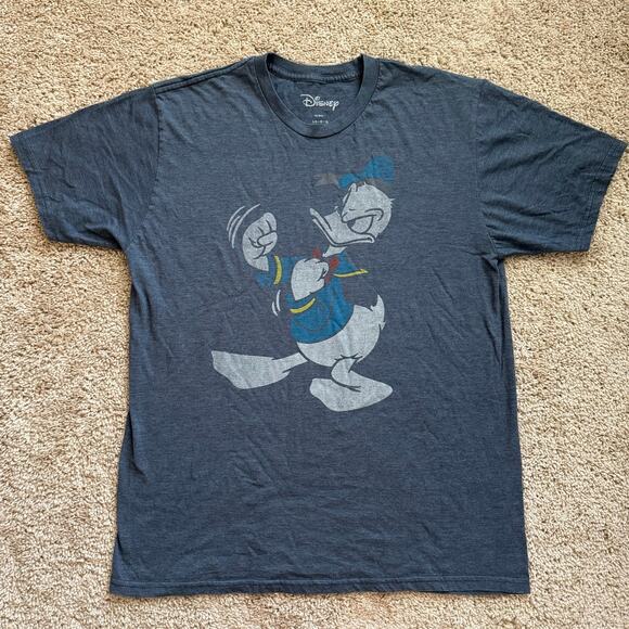 Disney Donald Duck Graphic Tee, Size L 100% Cotton T-shirt Casual - Picture 1 of 6